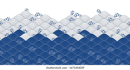 波 和 のイラスト素材 画像 ベクター画像 Shutterstock