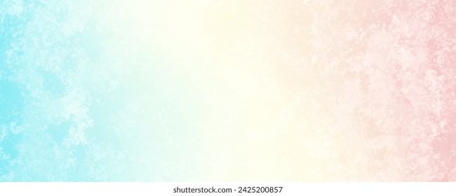 Japanese paper style texture background in light blue, yellow and pink colors. Vector illustration.