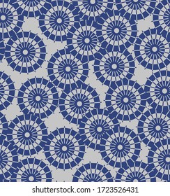 Japanese Paper Umbrella Vector Seamless Pattern