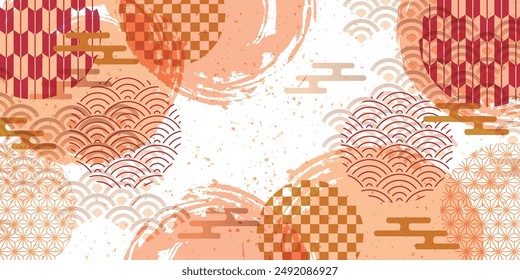 Japanese Pattern Autumn Pattern Background