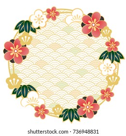Japanese pattern background