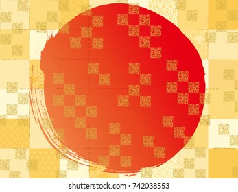 A Japanese pattern background