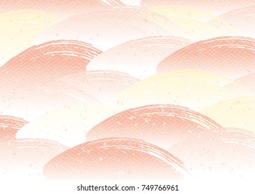 A Japanese pattern background.