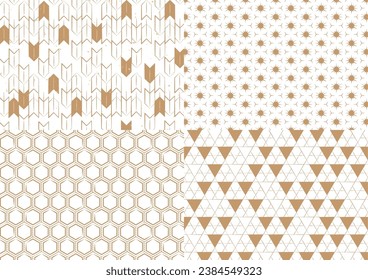 Japanese pattern background pattern illustration