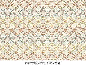 Japanese pattern background pattern illustration