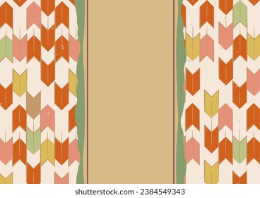 Japanese pattern background pattern illustration