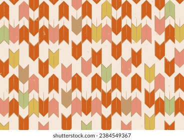 Japanese pattern background pattern illustration