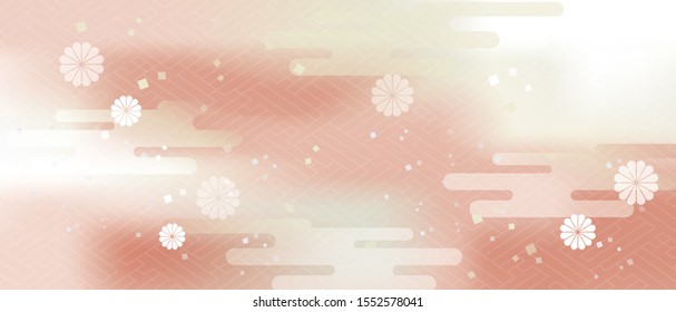material de fondo de patrón japonés para ciruela japonesa