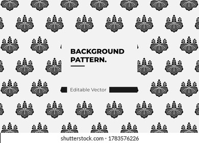 japanese pattern background vector history family crests toyotomi