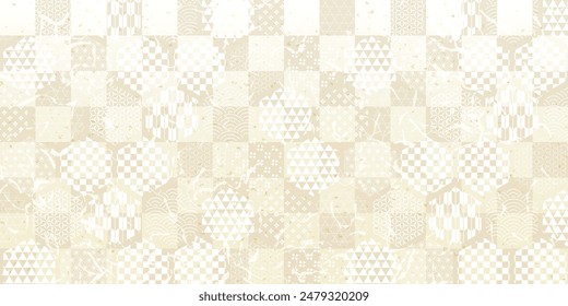 Japanese Pattern Beige Pattern Background