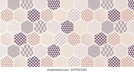 Japanese Pattern Beige Pattern Background