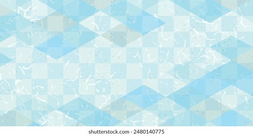 Japanese Pattern Blue Pattern Background