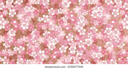 Japonês padrão cereja flores fundo