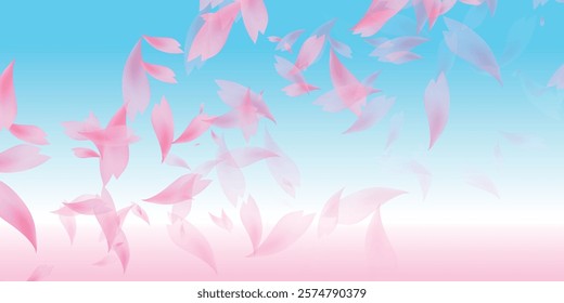 Japanese Pattern Cherry Blossoms Spring Background