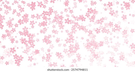 Japanese Pattern Cherry Blossoms Spring Background