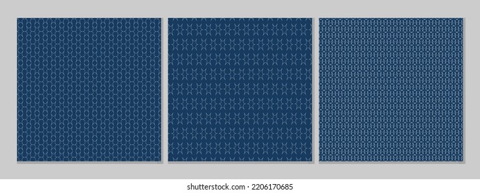 Japanese pattern collection set, Japanese traditional vector art