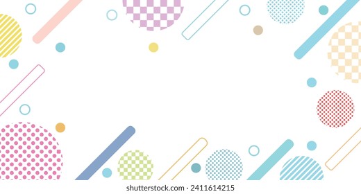 Japanese Pattern Colorful Spring Background