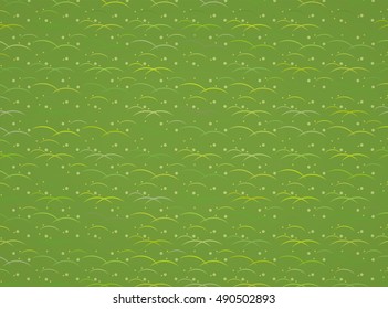 Japanese pattern. dew on the grass(colorful)