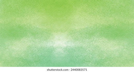 Japanese Pattern Fresh Greenery Watercolor Background