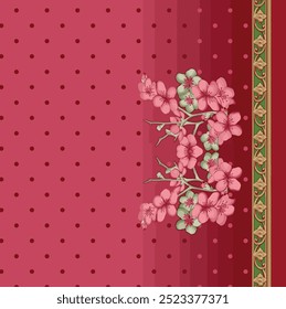 Japanese Pattern In Geometrical Traditional Style. Ornament For Lunar Chinese New Year Decoration. Vector Creative Motif.