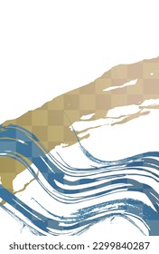 Japanese Pattern Goldfish Summer Background