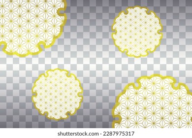 Japanisches Muster ICHIMATSU-Hintergrund, Vektorgrafik-Material