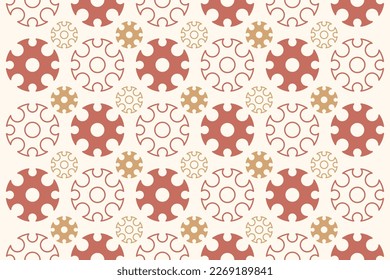 Japanese pattern IDUTSU background material vector illustration material