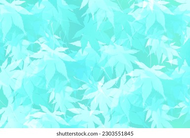 Japanese Pattern Maple Leaves Background