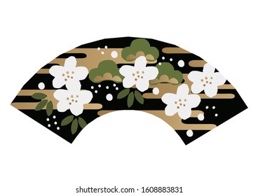 Japanese pattern material.
decoration of Pine, bamboo, plum.
