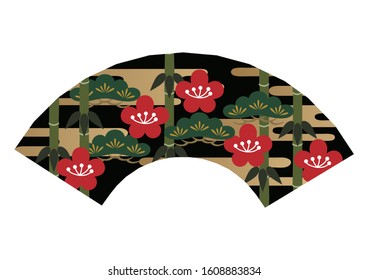 Japanese pattern material.
decoration of Pine, bamboo, plum.

