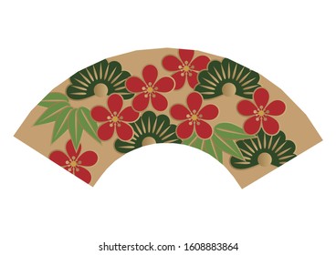 Japanese pattern material.
decoration of Pine, bamboo, plum.
