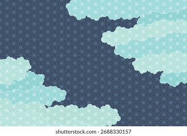 Japanese Pattern Nengajo Pattern Background