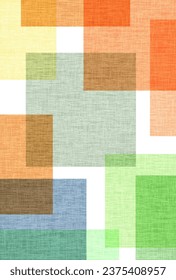 Japanese Pattern Nengajo Colorful Background