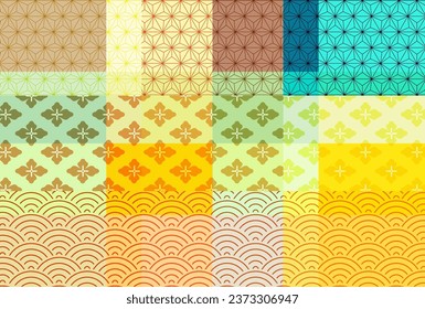 Japanese Pattern Nengajo Patterns Background