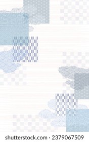 Japanese Pattern Nengajo Patterns Background
