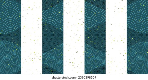 Japanese Pattern Nengajo Patterns Background