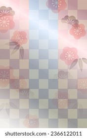 Japanese Pattern Nengajo Washi Background