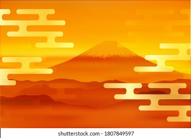 和柄 富士山 のイラスト素材 画像 ベクター画像 Shutterstock