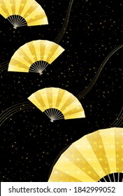 Japanese pattern New Year's card pattern background