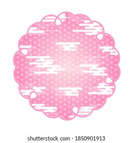 Japanese pattern New Year's card pattern icon