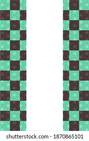 Japanese pattern New Year's card check background