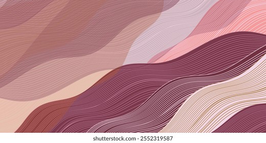 Japanese Pattern New Year's Card Spring Background