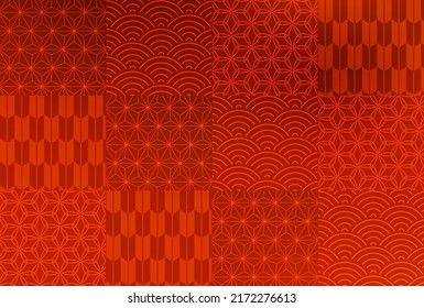 Patrón japonés de fondo de papel