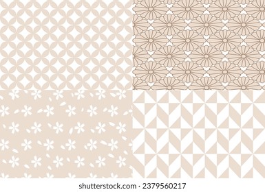 Japanese Pattern Patterns Nengajo Background