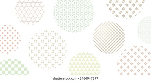 Japanese Pattern Patterns Nengajo Background