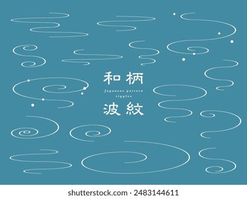 Japanese Pattern Ripples Set Material
translation:wagara-hamon（ripple pattern）