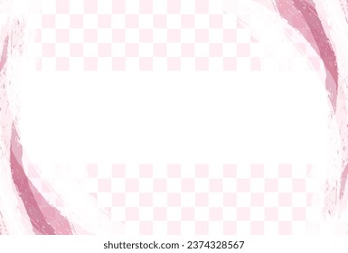 Japanese Pattern Sakura Watercolor Background