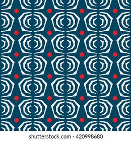 Japanese pattern seamless abstract vector with blue background