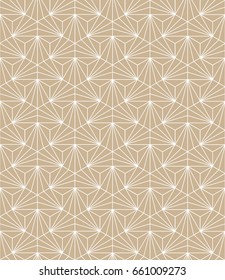Japanese pattern seamless. Brown geometric graphic design vector.