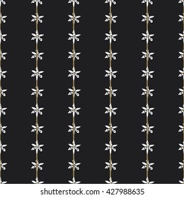 Japanese pattern. Seamless vector ornaments with traditional motives.